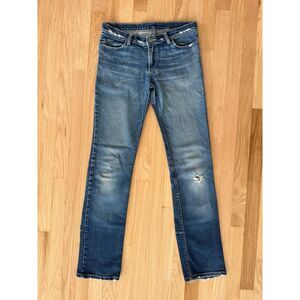 Vintage Y2K Tsubi Ksubi Jeans Slim Straight Leg Denim Women's US 5 Distressed